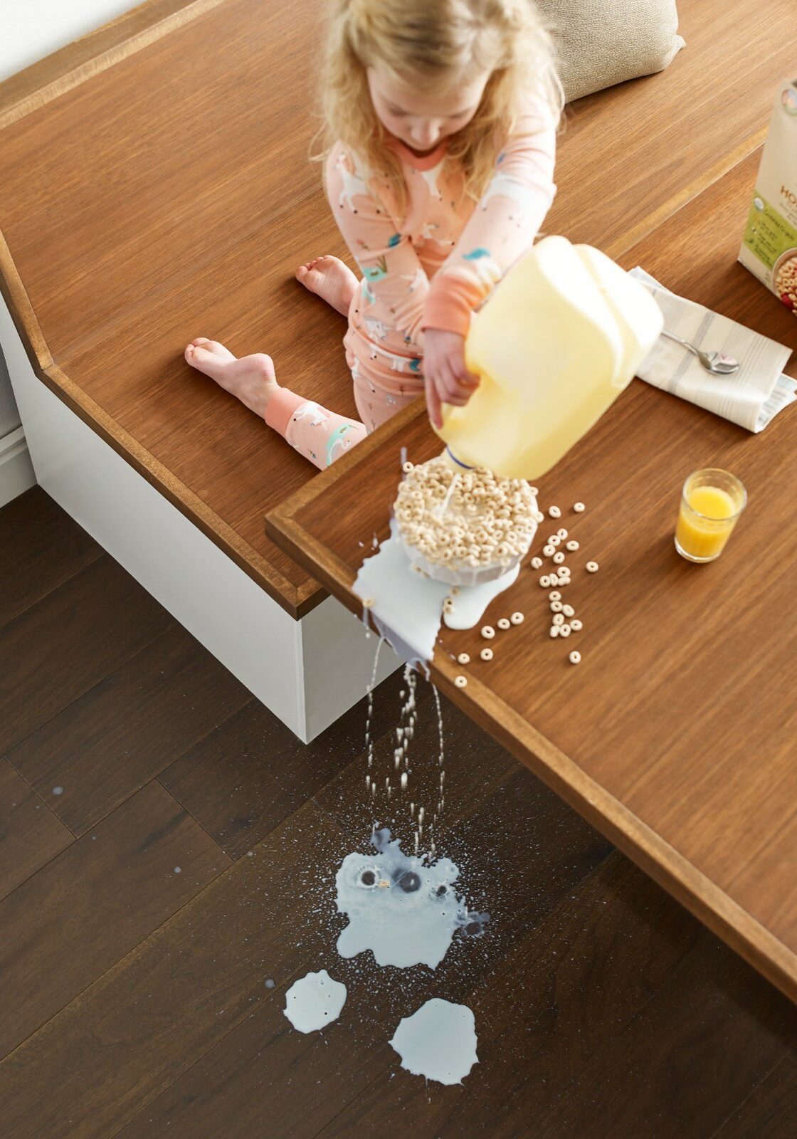 Milk spill cleaning | The Kitchen, Bathroom & Flooring Store